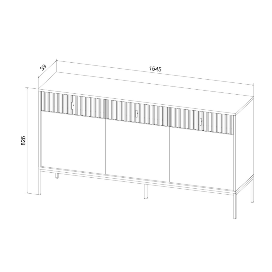 Komoda SUE smėlio/kašmyro