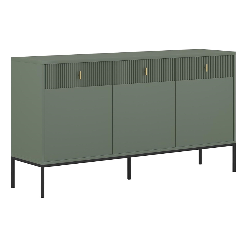 Komoda SUE žalia/juoda