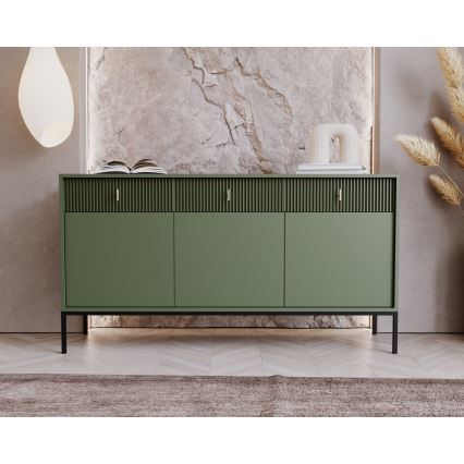 Komoda SUE žalia/juoda
