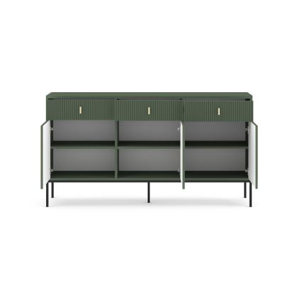 Komoda SUE žalia/juoda