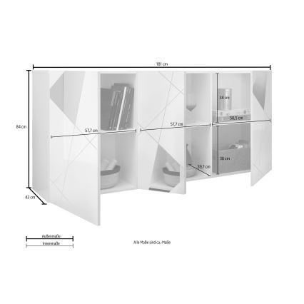 Komoda TAVRI antracitas