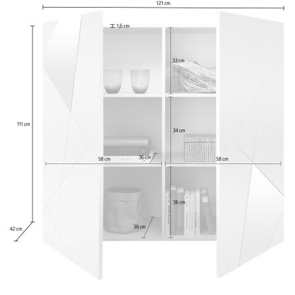 Komoda TAVRI sonoma ąžuolas