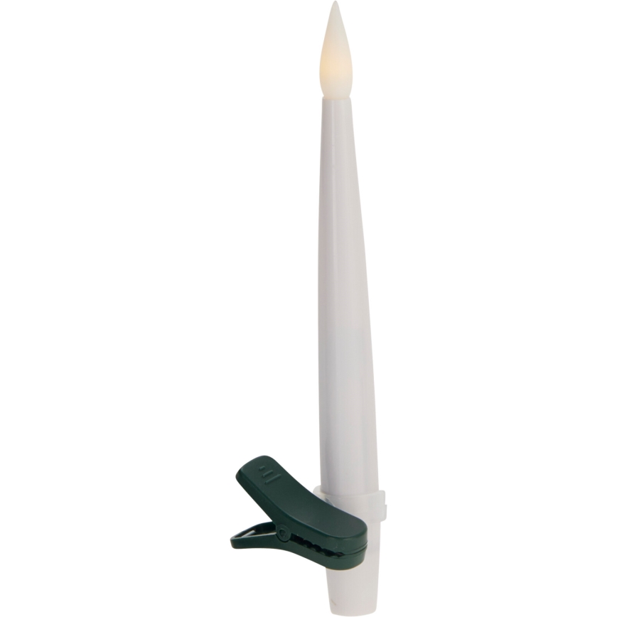 Komplektas 10x reguliuojama kalėdinė LED dekoracija LED/1xAAA, 15 cm, šilta balta žvakė + nuotolinis pultelis