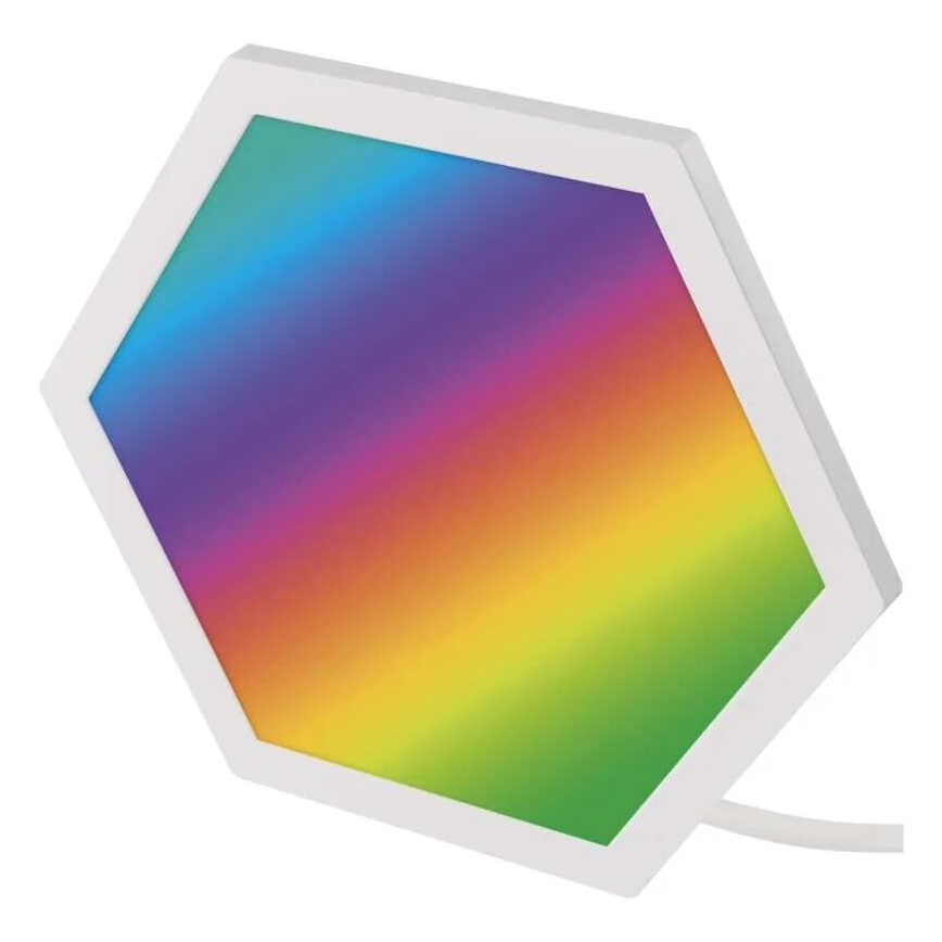 KOMPLEKTAS 10x RGBIC Pritemdymo panelė LED/1,9W/230V Wi-Fi Tuya