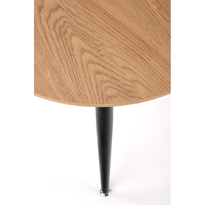 Komplektas: 2 kavos staliukai ZENYA, ąžuolas/juoda