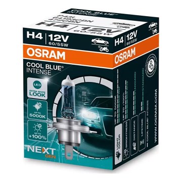 KOMPLEKTAS 2x Automobilio lemputė COOL MĖLYNA H4 P43t/60/55W/12V 5000K - Osram
