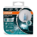 KOMPLEKTAS 2x Automobilio lemputė COOL MĖLYNA H7 PX26d/55W/12V 5000K - Osram