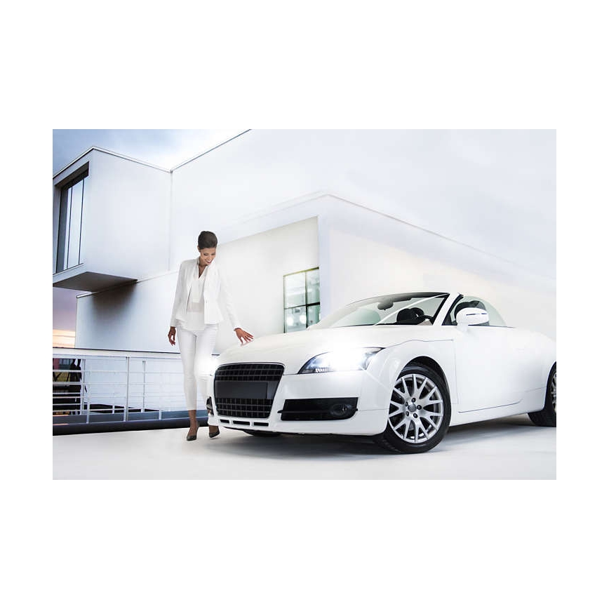 KOMPLEKTAS 2x automobilio lemputė Philips WHITEVISION 12342WHVSM H4 PX26d/60W/55W/12V
