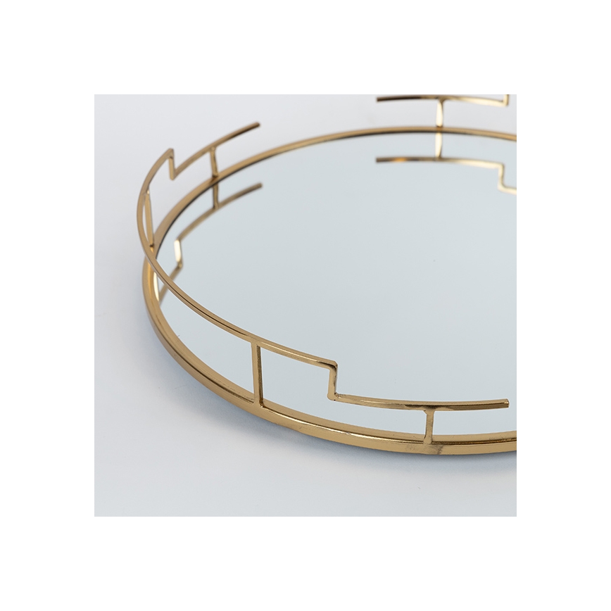 KOMPLEKTAS 2x Dekoratyvinis padėklas diametras 39/30,5 cm