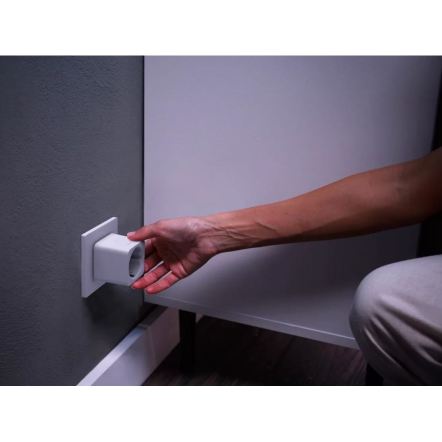 KOMPLEKTAS 2x Išmanus kištukas Philips Hue Išmanus kištukas EU SCHUKO