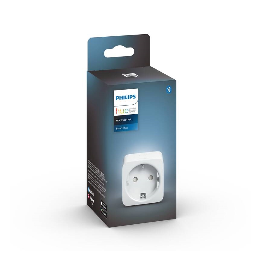 KOMPLEKTAS 2x Išmanus kištukas Philips Hue Išmanus kištukas EU SCHUKO