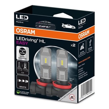 KOMPLEKTAS 2x LED Automobilio lemputė H8/H11/H16 PGJ19-X/8,2W/12V 6000K - Osram