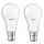 KOMPLEKTAS 2x LED Elektros lemputė A60 B22d/8,5W/230V 2700K - Osram