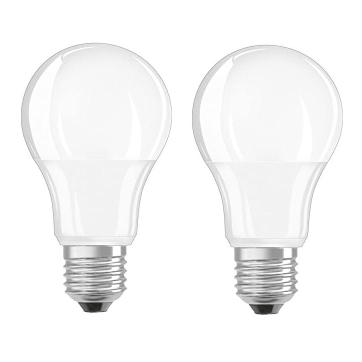 KOMPLEKTAS 2x LED Elektros lemputė A60 E27/8,5W/230V 2700K