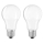 KOMPLEKTAS 2x LED Elektros lemputė A60 E27/8,5W/230V 2700K