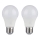 KOMPLEKTAS 2x LED elektros lemputė A60 E27/9W/230V 3000/4000/6400K