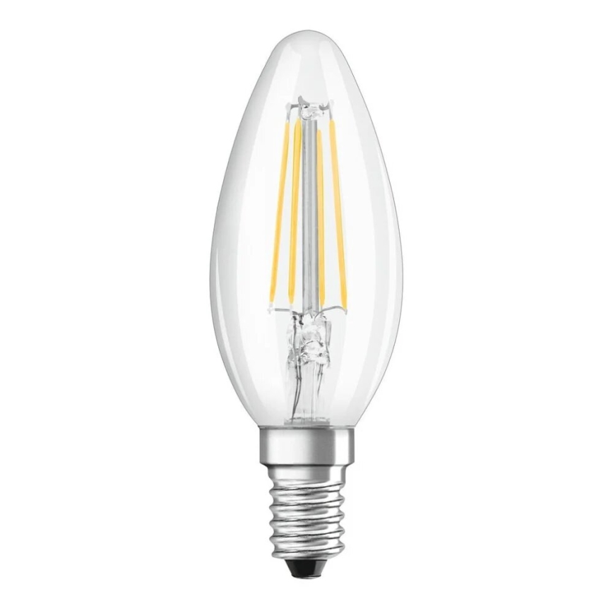 KOMPLEKTAS 2x LED elektros lemputė FILAMENT B35 E14/4W/230V 4000K - Osram