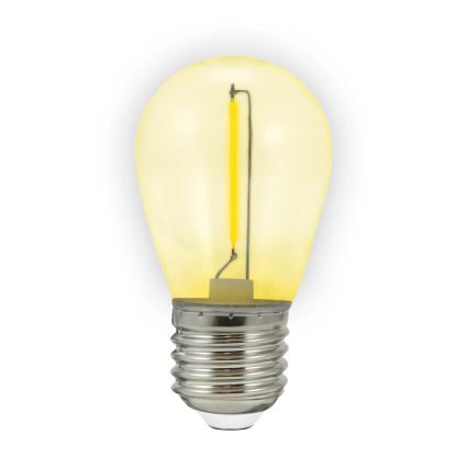KOMPLEKTAS 2x LED elektros lemputė PARTY E27/0,3W/36V geltona