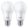 KOMPLEKTAS 2x LED elektros lemputė Philips A67 E27/13W/230V 4000K