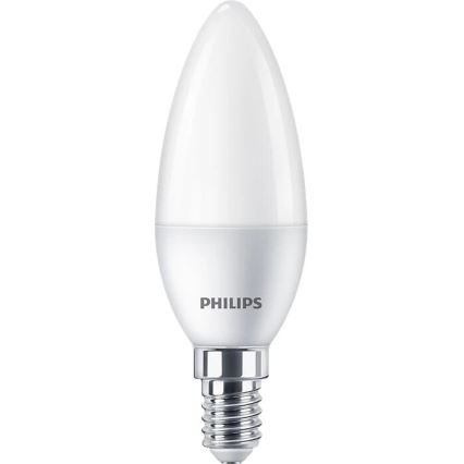 KOMPLEKTAS 2x LED elektros lemputė Philips B35 E14/5W/230V 4000K