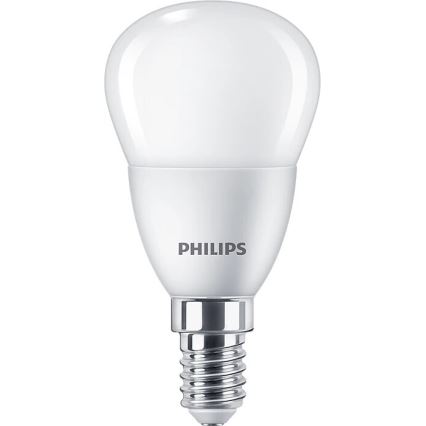 KOMPLEKTAS 2x LED elektros lemputė Philips P45 E14/5W/230V 4000K