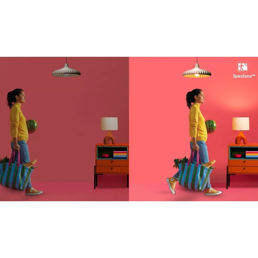 KOMPLEKTAS 2x LED pritemdoma elektros lemputė PAR16 GU10/4,7W/230V 2700-6500K CRI 90 Wi-Fi - WiZ