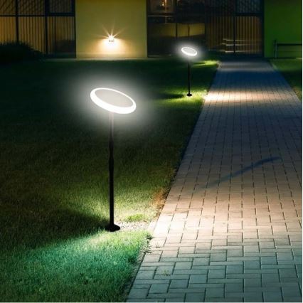 KOMPLEKTAS 2x LED Reguliuojama saulės lempa GARDEN LED/3W/5V 42-80 cm 4000K IP65
