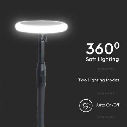 KOMPLEKTAS 2x LED Reguliuojama saulės lempa GARDEN LED/3W/5V 42-80 cm 4000K IP65