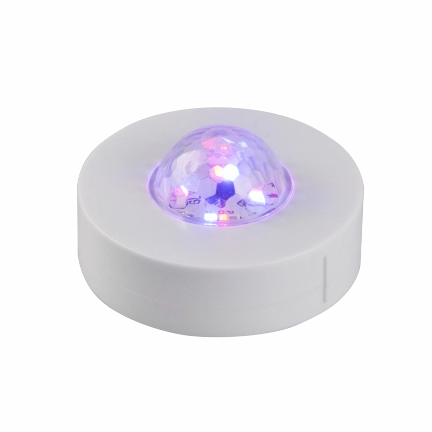 KOMPLEKTAS 2x LED RGB Pritemdomas dekoratyvinis šviestuvas FESTA 3xAAA/4,5V + nuotolinio valdymo pultas