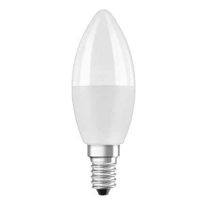 KOMPLEKTAS 2x LED RGBW Reguliuojama lemputė B38 E14/4,9W/230V 2700K + nuotolinio valdymo pultas - Osram