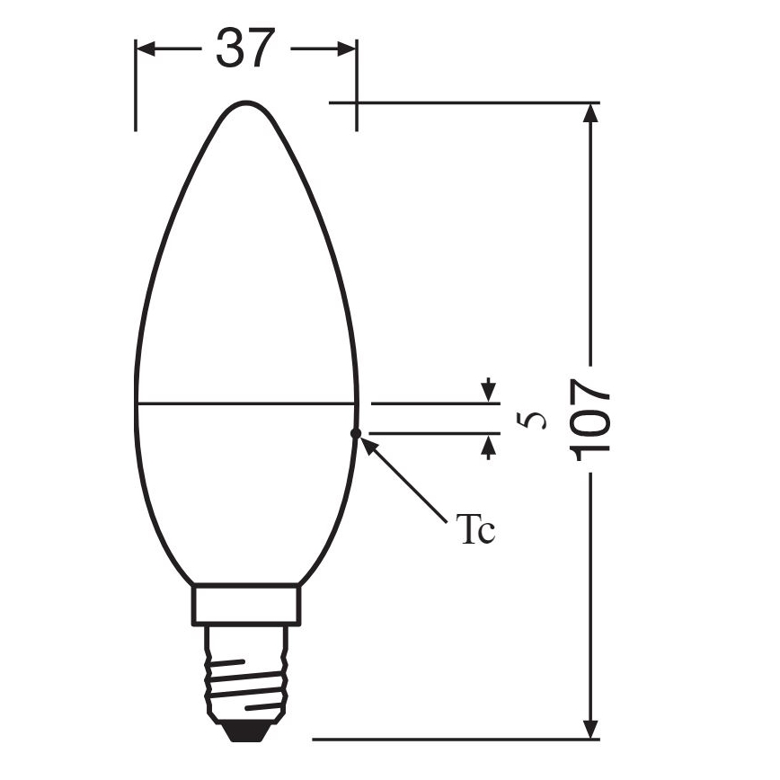 KOMPLEKTAS 2x LED RGBW Reguliuojama lemputė B38 E14/4,9W/230V 2700K + nuotolinio valdymo pultas - Osram