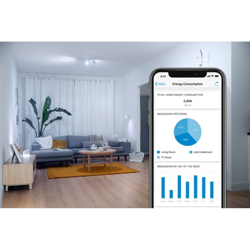 KOMPLEKTAS 2x LED RGBW Reguliuojama lemputė C37 E14/4,9W/230V 2200-6500K Wi-Fi - WiZ