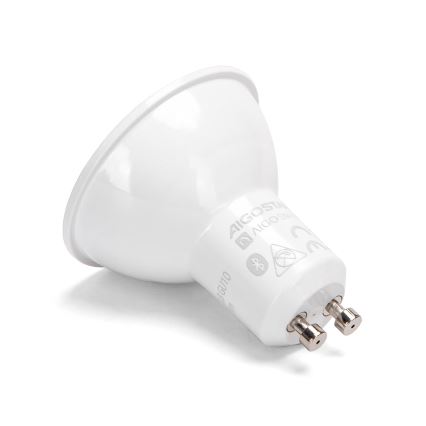 KOMPLEKTAS 2x LED RGBW Reguliuojama lemputė MESH Išmanus GU10/6,5W/230V 2700-6500K - Aigostar