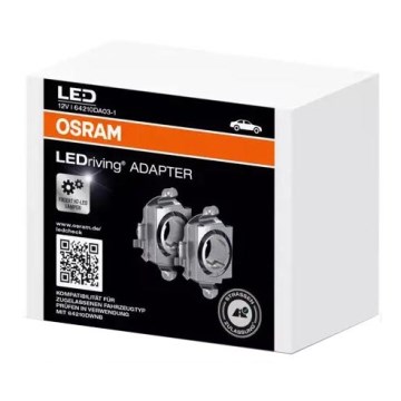 KOMPLEKTAS 2x LEDriving Adapteris H7 - Osram