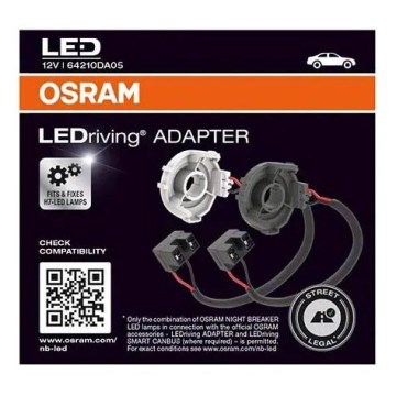 KOMPLEKTAS 2x LEDriving Adapteris - Osram