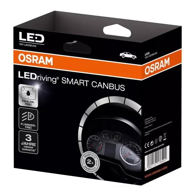 KOMPLEKTAS 2x LEDriving SMART CANBUS - Osram