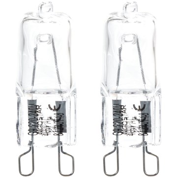 KOMPLEKTAS 2x Pramoninė elektros lemputė G9/40W/230V 2700K - Aigostar