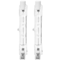 KOMPLEKTAS 2x Pramoninė elektros lemputė J78 R7s/120W/230V 2900K - Aigostar