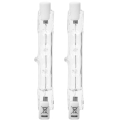 KOMPLEKTAS 2x Pramoninė elektros lemputė J78 R7s/80W/230V 2900K - Aigostar