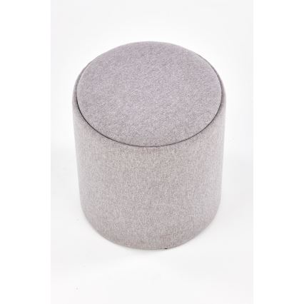 KOMPLEKTAS 2x Taburetas AVIKO diametras 38/45 cm pilka/smėlio spalva