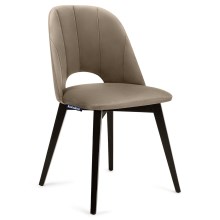 KOMPLEKTAS 2x Valgomojo kėdė BOVIO 86x48 cm smėlio spalva/bukas