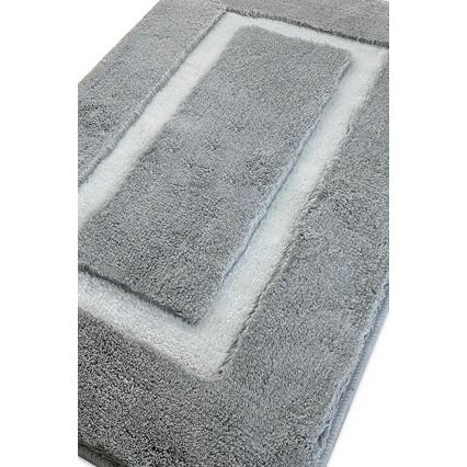 KOMPLEKTAS 2x Vonios kilimėlis 60/100 cm pilka