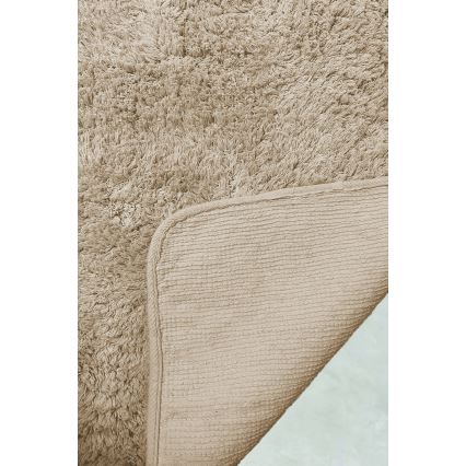 KOMPLEKTAS 2x Vonios kilimėlis 60/100 cm smėlio spalva