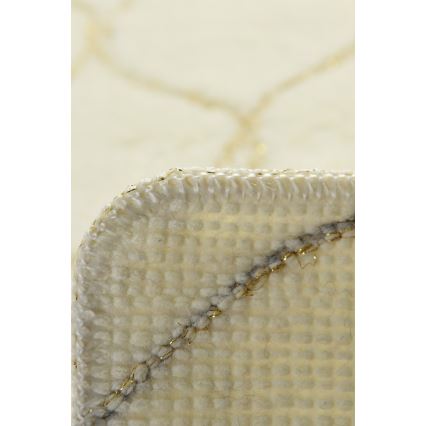 KOMPLEKTAS 2x Vonios kilimėlis INFINITY 60/100 cm smėlio spalva