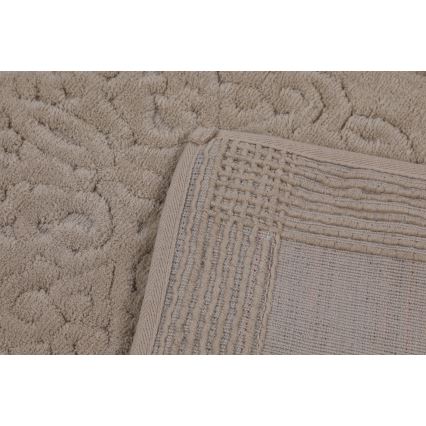 KOMPLEKTAS 2x Vonios kilimėlis PIANTE 60/100 cm ruda
