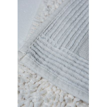 KOMPLEKTAS 2x Vonios kilimėlis STONE 60/100 cm balta