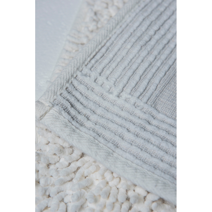 KOMPLEKTAS 2x Vonios kilimėlis STONE 60/100 cm balta