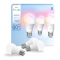 Komplektas 3x dimeriu reguliuojamų LED lempučių Philips Hue White And Color Ambiance Essential E27/8W/230V 2200-6500K