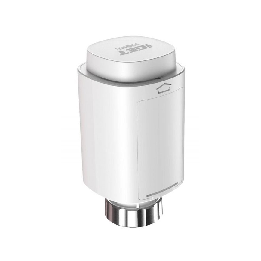 KOMPLEKTAS 3x Išmani termostatinė galvutė su LED ekranas 2xAA/3V Zigbee