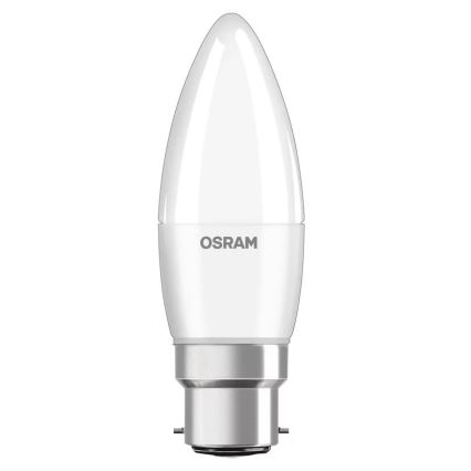 KOMPLEKTAS 3x LED elektros lemputė B38 B22d/4,9W/230V 3000K - Osram